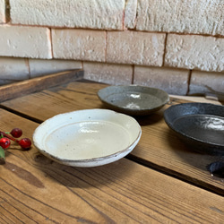 荒土リム3色豆皿 6枚目の画像