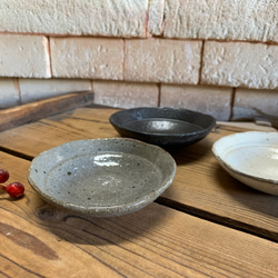 荒土リム3色豆皿 4枚目の画像