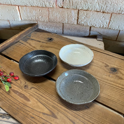荒土リム3色豆皿 2枚目の画像