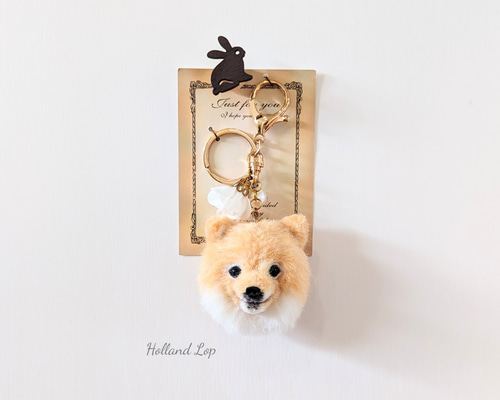 ✽✽✽SALE✽✽✽キーホルダー ポメラニアン キーホルダー ❁てんと