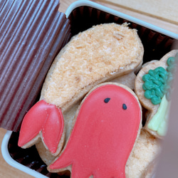 お弁当アイシングクッキー【アイボリー缶】 4枚目の画像