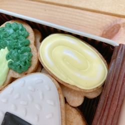 お弁当アイシングクッキー【アイボリー缶】 5枚目の画像