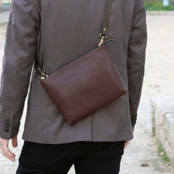 JAS M.B レザーショルダーバッグ　メンズ Jas M.B. - ジャスエムビー／Jas-M.B. バッグ ショルダーバッグ