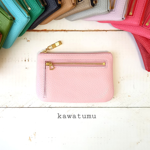 Meiさん専用 ヌメ革ダブルファスナー長財布（お財布ポーチ）商品検討