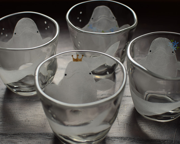 シロイルカのグラス（ありのまま） 6枚目の画像