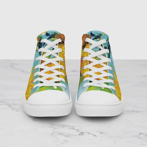 パーリーゲイツ　ひまわり　スニーカー　ハイカット パーリーゲイツ ひまわり スニーカー ハイカット パーリーゲイツ