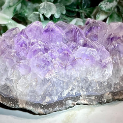 トライゴーニック☪︎⋆˚ アメジスト クラスター 原石 ラフストーン