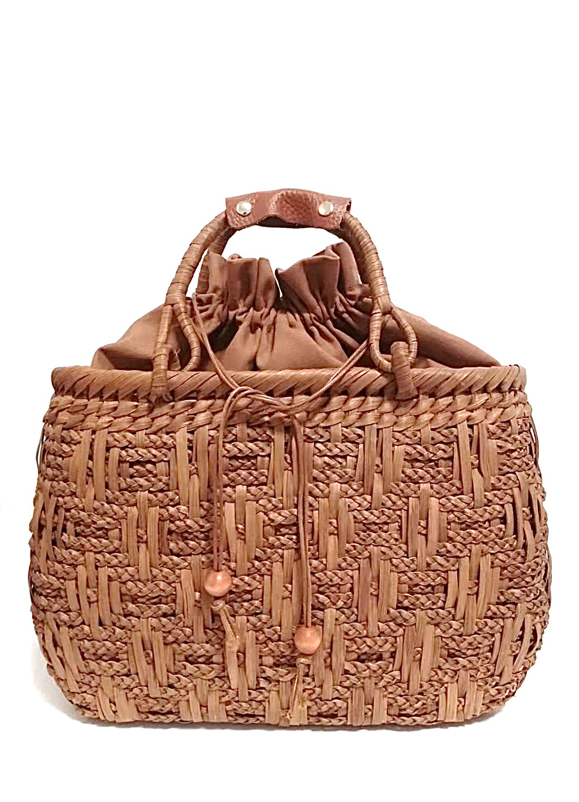 山葡萄バッグ楕円三つ編み菱形 かごバッグ 山葡萄バッグ魅力 通販 激安