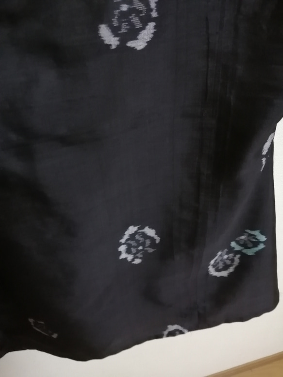 SOLD　着物リメイク　ブラウス　銘仙　FREE SIZE 