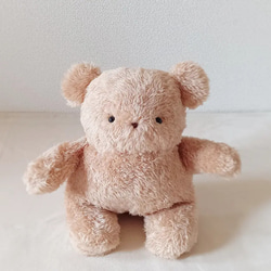 国内作家 アンティーク風テディベア ぬいぐるみ ぴーなつふぁくとりー