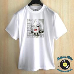 Woman's intuition / サマーTシャツ / WHITE 3枚目の画像