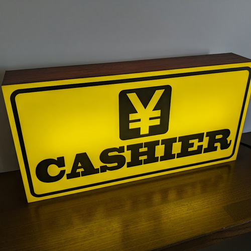 会計の看板　昭和レトロ　キャッシャー 2025年最新】キャッシャー 看板の人気アイテム - メルカリ