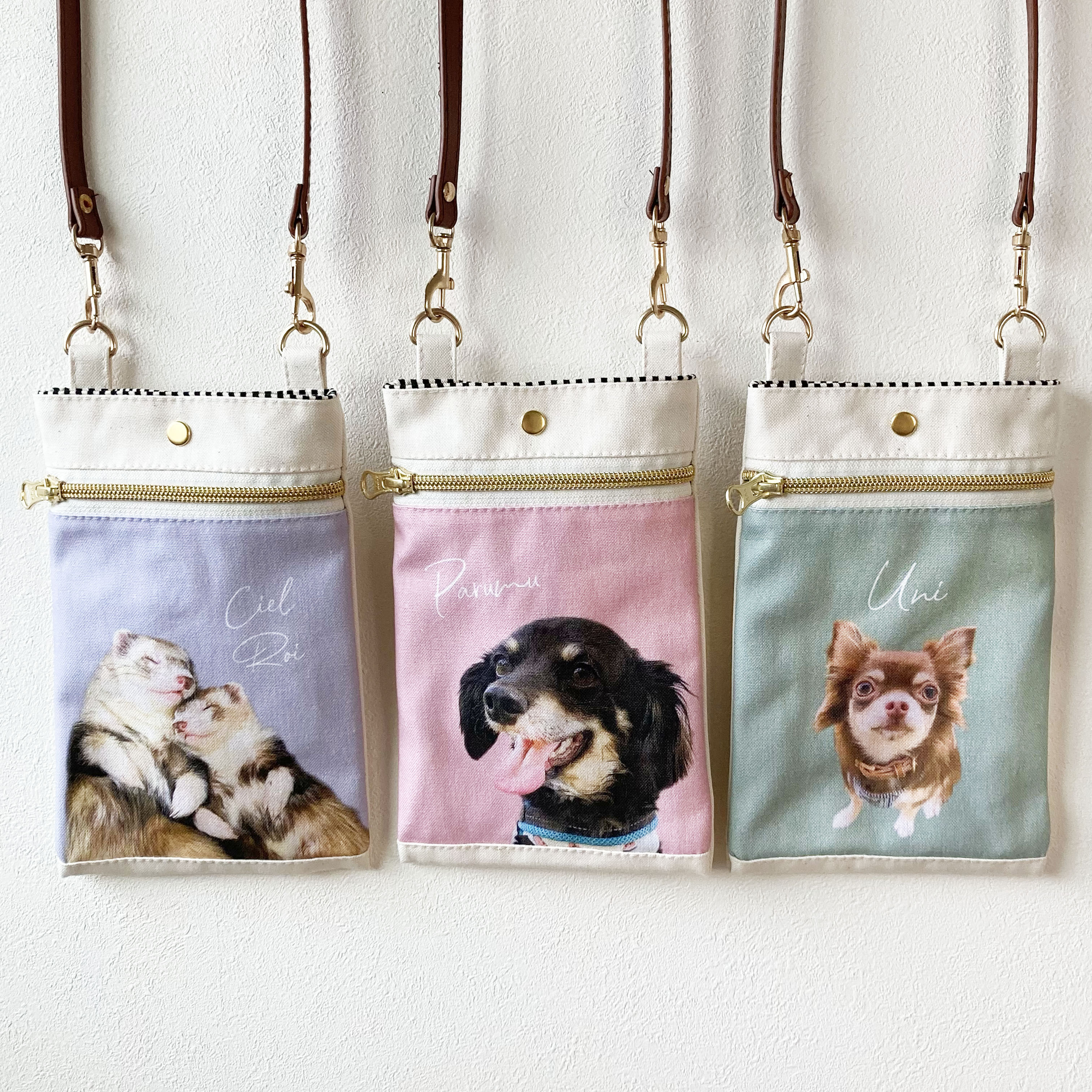 うちの子スマホポーチ　オーダーメイド