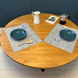 送料無料】 ローテーブル 半月形 かまぼこ 120×90cm パイン ナチュラル