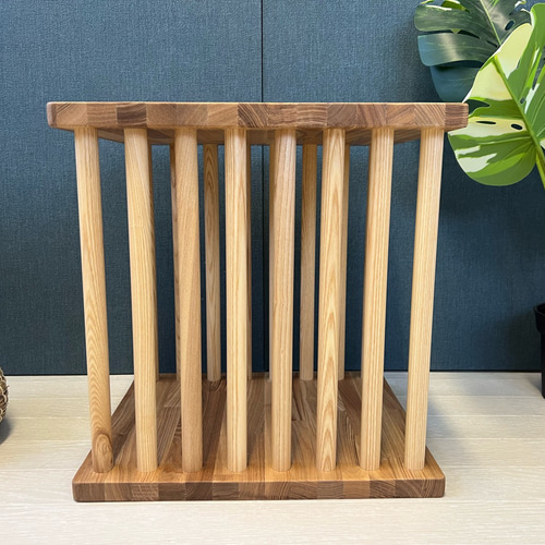 送料無料】 サイドテーブル 柱形 ドラムテーブル 30cm 37cm タモ 小物