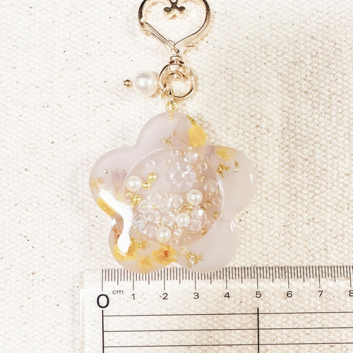 お花シェイカーキーホルダー お花シャカシャカキーホルダー