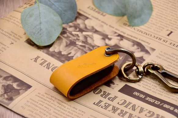 [RingRing]~豪華牛皮皮革鑰匙包~可以刻名字作為禮物送給心愛的人♬ 第1張的照片