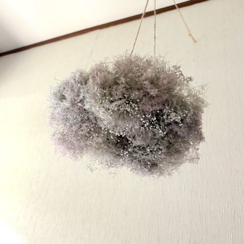 スモークツリー カスミソウ フライングリース M 25cm ＊ ふわふわ