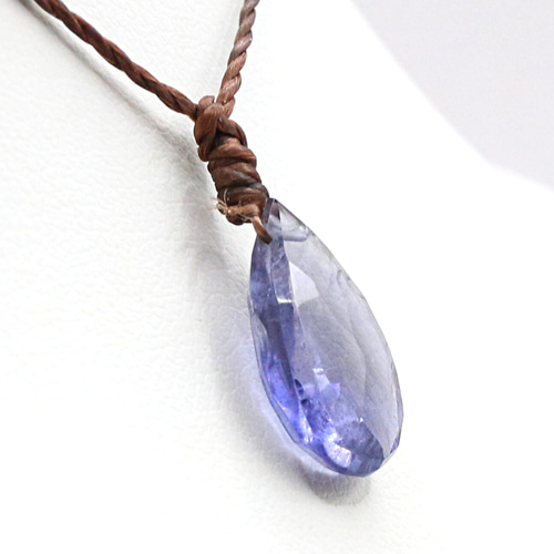 アイオライト ドロップ ビーズ トップ beads200 ネックレス 