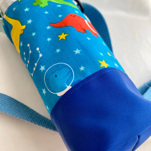 ハンドメイド　オーダー　水筒　カバー　入学　入園　恐竜 ラスト1点分 保温保冷 スケーター 水筒カバー 水筒ショルダー