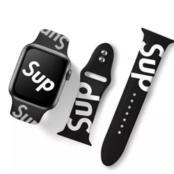 シュプリーム好き　applewatch アップルウォッチ　交換ベルト42/44/45 mm 1枚目の画像