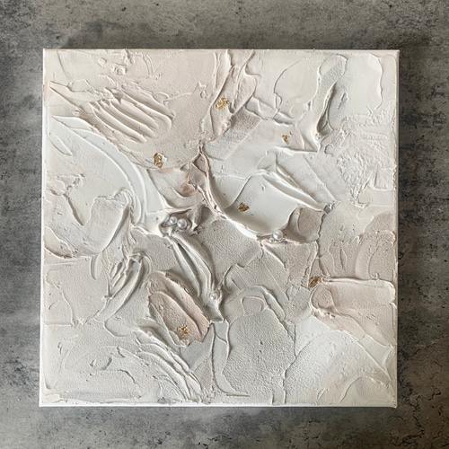 現代アート 30×30㎝ テクスチャーアート モダン 絵画 抽象画