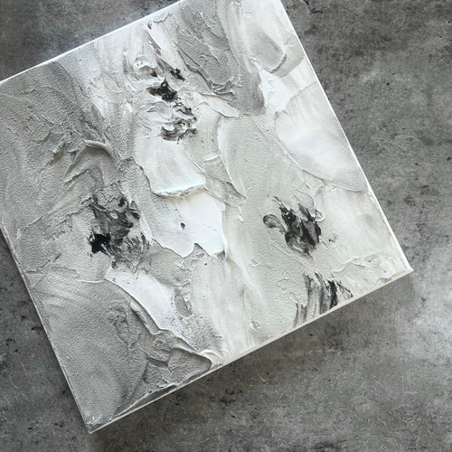 現代アート 約30×30㎝ テクスチャーアート モダン 絵画 抽象画