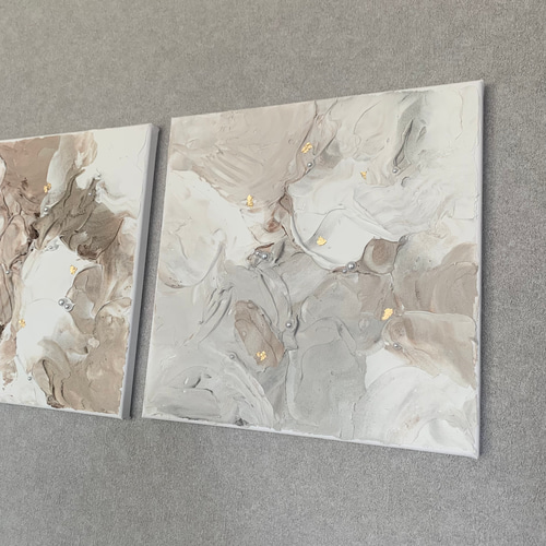 現代アート 2枚set テクスチャーアート モダン 絵画 抽象画 現代アート 2枚set テクスチャーアート モダン 絵画 抽象画