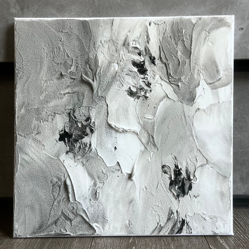 現代アート 約30×30㎝ テクスチャーアート モダン 絵画 抽象画