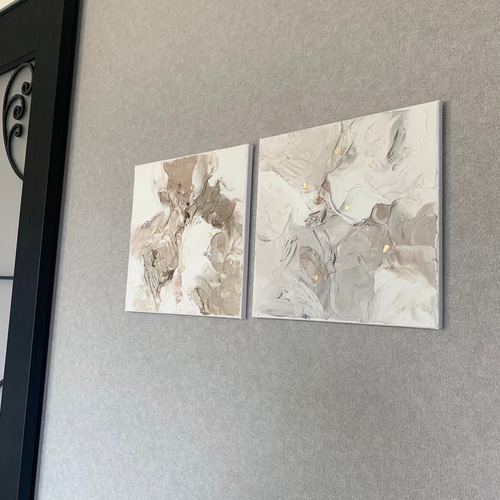現代アート 2枚set テクスチャーアート モダン 絵画 抽象画 現代アート 2枚set テクスチャーアート モダン 絵画 抽象画