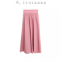 大人気.ピンクの傘スカート.ふんわり涼しげハイウエストスカート.秋冬春も上品なカラー[S--XL] 8枚目の画像