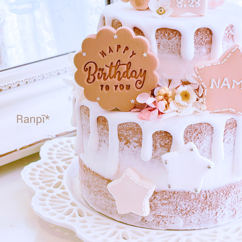 クレイケーキ*クレイクリームケーキ*ドリップネイキッド..流れ星