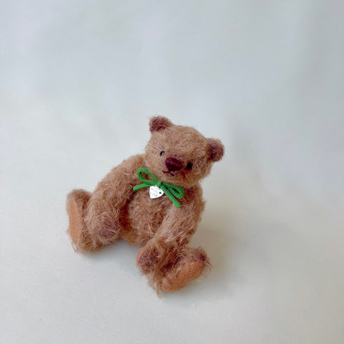新規購入 手のひらサイズのテディベア（カンカン帽/弟） ぬいぐるみ ぬいぐるみ
