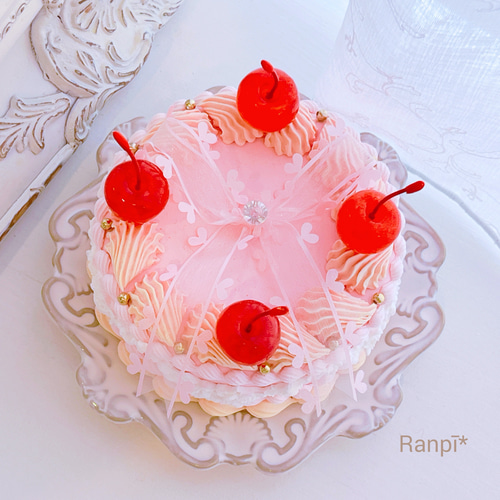 クレイケーキ*さくらんぼ その他インテリア雑貨 Claycake『Ranpī