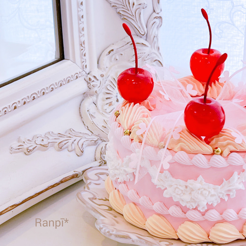 クレイケーキ*さくらんぼ その他インテリア雑貨 Claycake『Ranpī