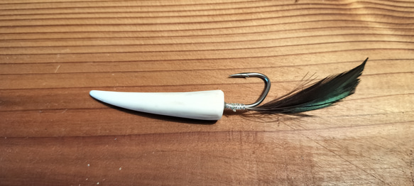 鹿角弓角（deer horn fishing Lure）釣具・トローリング・LURE・ルアー 1枚目の画像