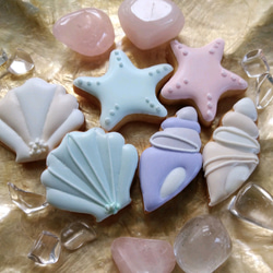 『Creema限定』マーメイドのアイシングクッキー※人魚姫※人魚の涙※白砂糖不使用※身体に優しいアイシングクッキー 7枚目の画像