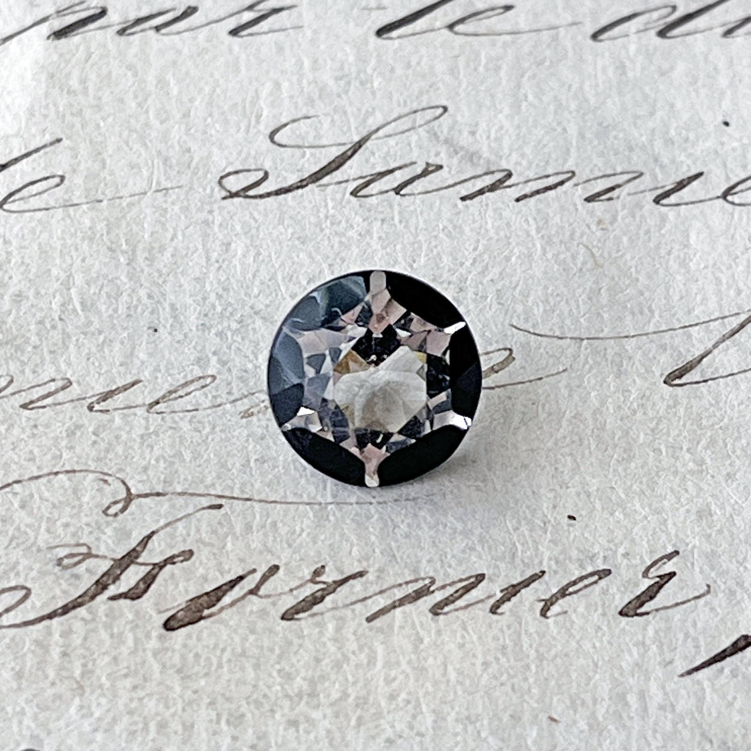 Glass Stone Round 約11mm [GLS-333-2]＊1個＊Antique＊