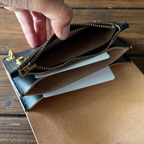 Middle Size Trucker Wallet-01】 兩折皮夾 yc_ leather.craft 的作品