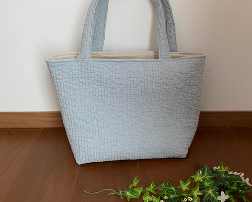 ヌビ仕切りトートバッグ/くすみグリーン/ハンドメイド 楽天市場】バッグ《ヌビミニトートバッグ 全4色》 レディース