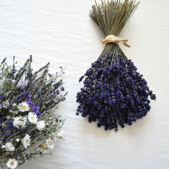 【日本／北海道ラベンダー】、富良野産濃紫ラベンダーのある暮らし3点セット◯ドライフラワー 7枚目の画像