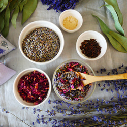 【日本／北海道ラベンダー】、富良野産濃紫ラベンダーのある暮らし3点セット◯ドライフラワー 5枚目の画像