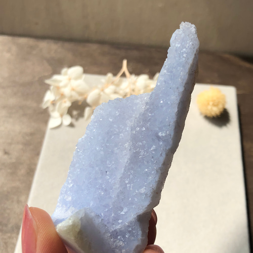 人気ランキング1位～（売れ筋商品） ドゥルージー⭐︎ブルーレースアゲート原石⭐︎瀧川神社にて浄化 置物