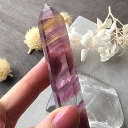 キャンディ フローライト　ポイント　3本セット　レインボウ キャンディ フローライト ポイント 3本セット レインボウ キャンディ