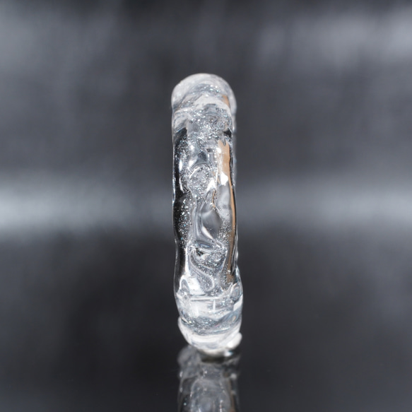 ガラスの氷　ダイクロ リング　No.2010DC　【YASUDA GLASS】 4枚目の画像