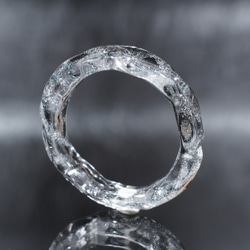 ガラスの氷　ダイクロ リング　No.2010DC　【YASUDA GLASS】 2枚目の画像
