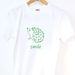 smileハリネズミTシャツ 1枚目の画像