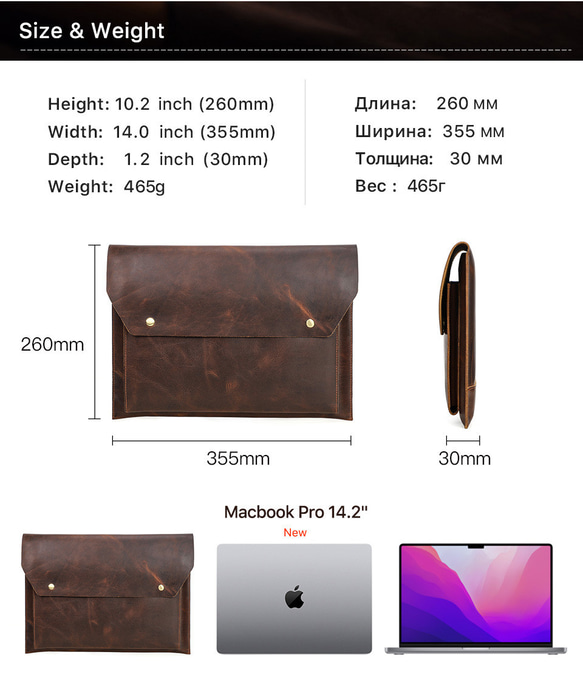 本革レザー iPad ケース カバー メンズ レディース iPad 14インチ ケース カバー アイパッド タブレット 4枚目の画像