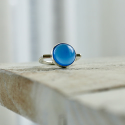 [青の洞窟 blue chalcedony]ring 5枚目の画像