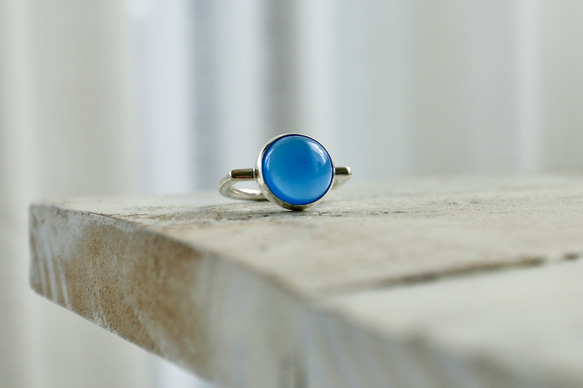 [青の洞窟 blue chalcedony]ring 5枚目の画像